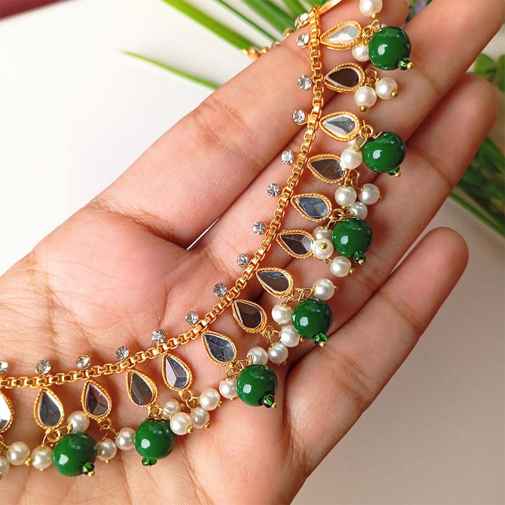 Neelum Necklace (Dark Green)