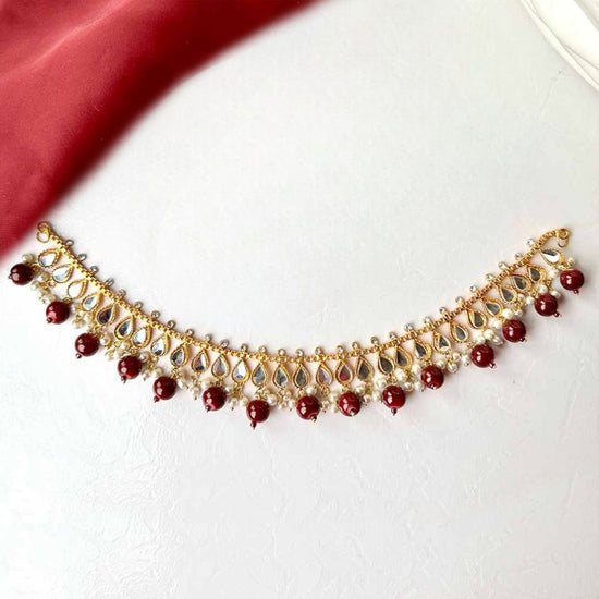 Neelum Necklace (Maroon)