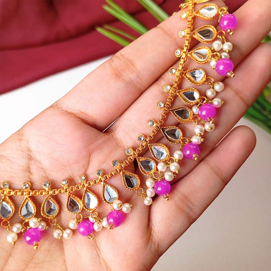 Neelum Necklace (Magenta)