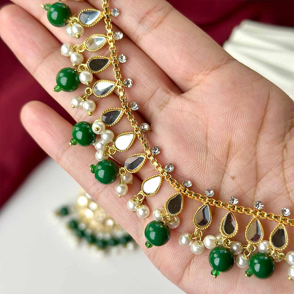 Neelum Necklace (Dark Green)