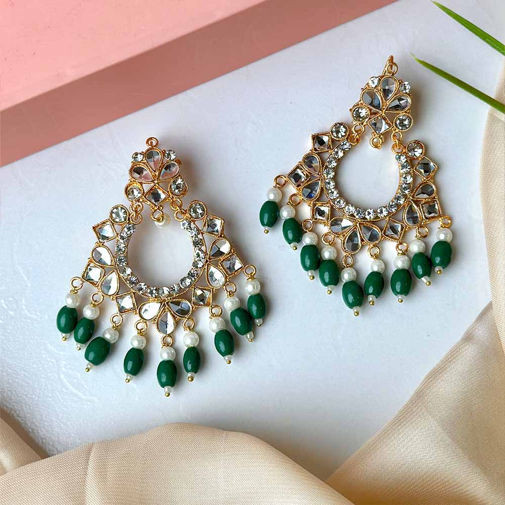 Neelum Earrings (Green)