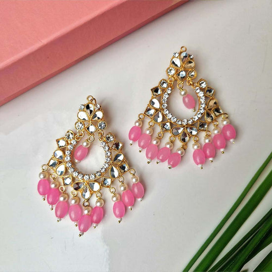 Neelum Earrings (Baby Pink)