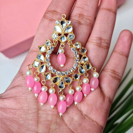 Neelum Earrings (Baby Pink)