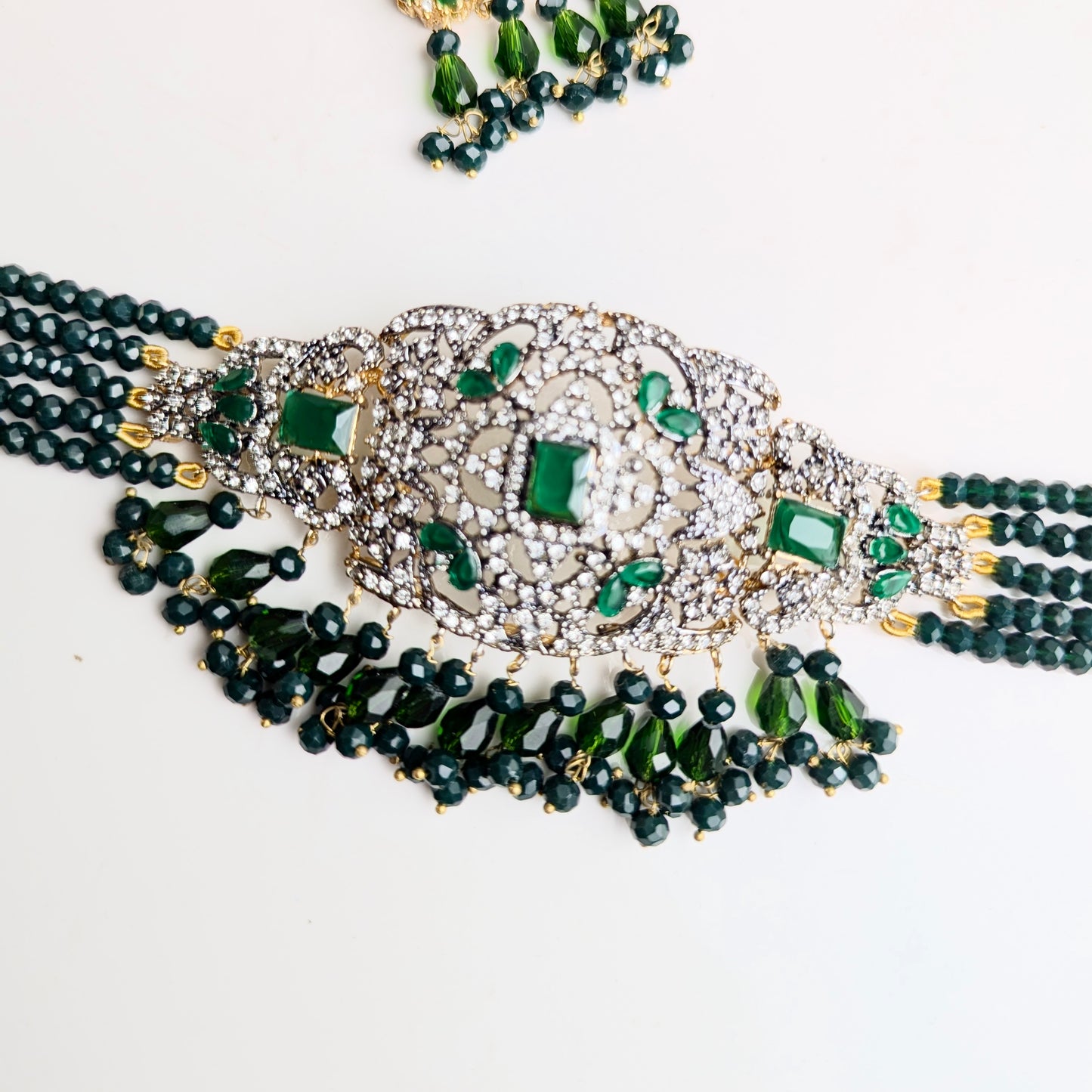 Noor-e-Panna Set (Green)