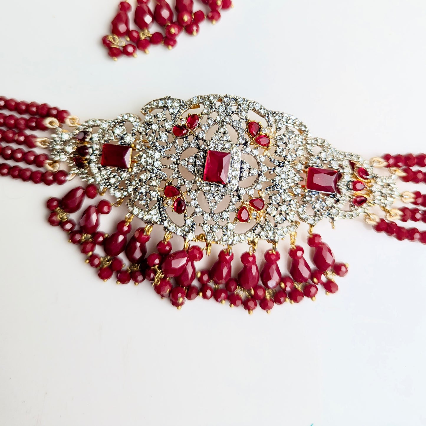 Noor-e-Panna Set (Red)