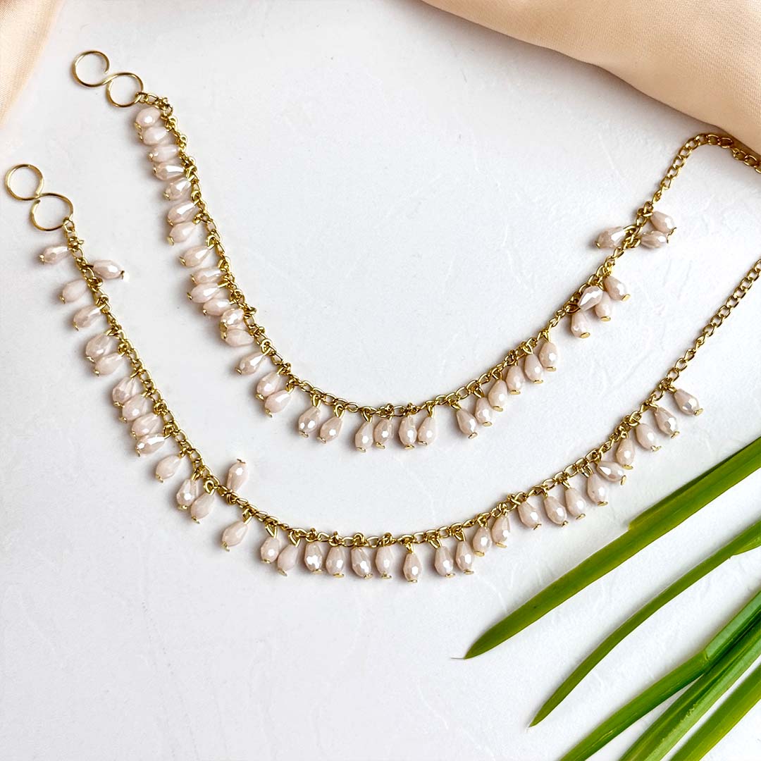Peach Drop Anklet