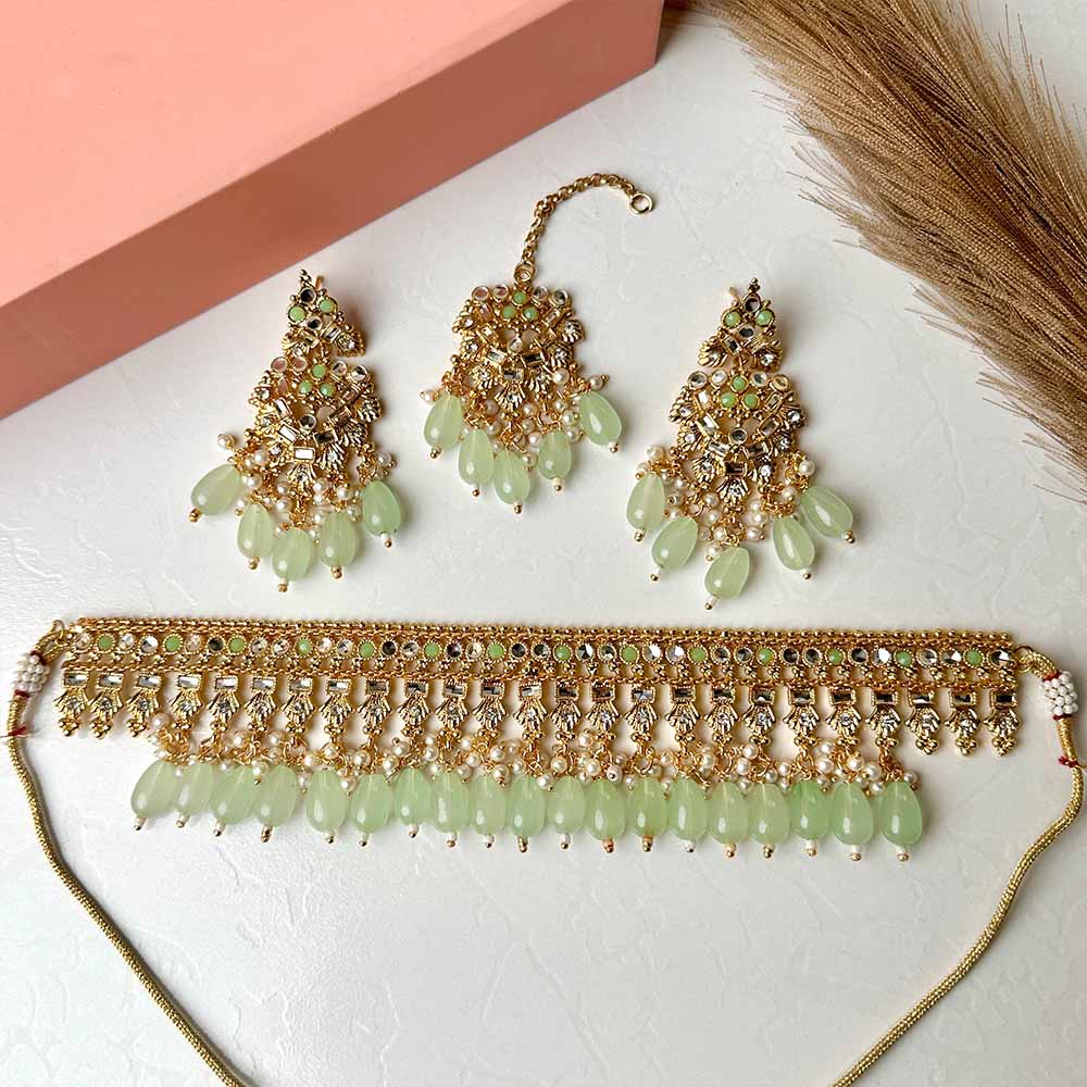 Roshni Set (Mint Green)