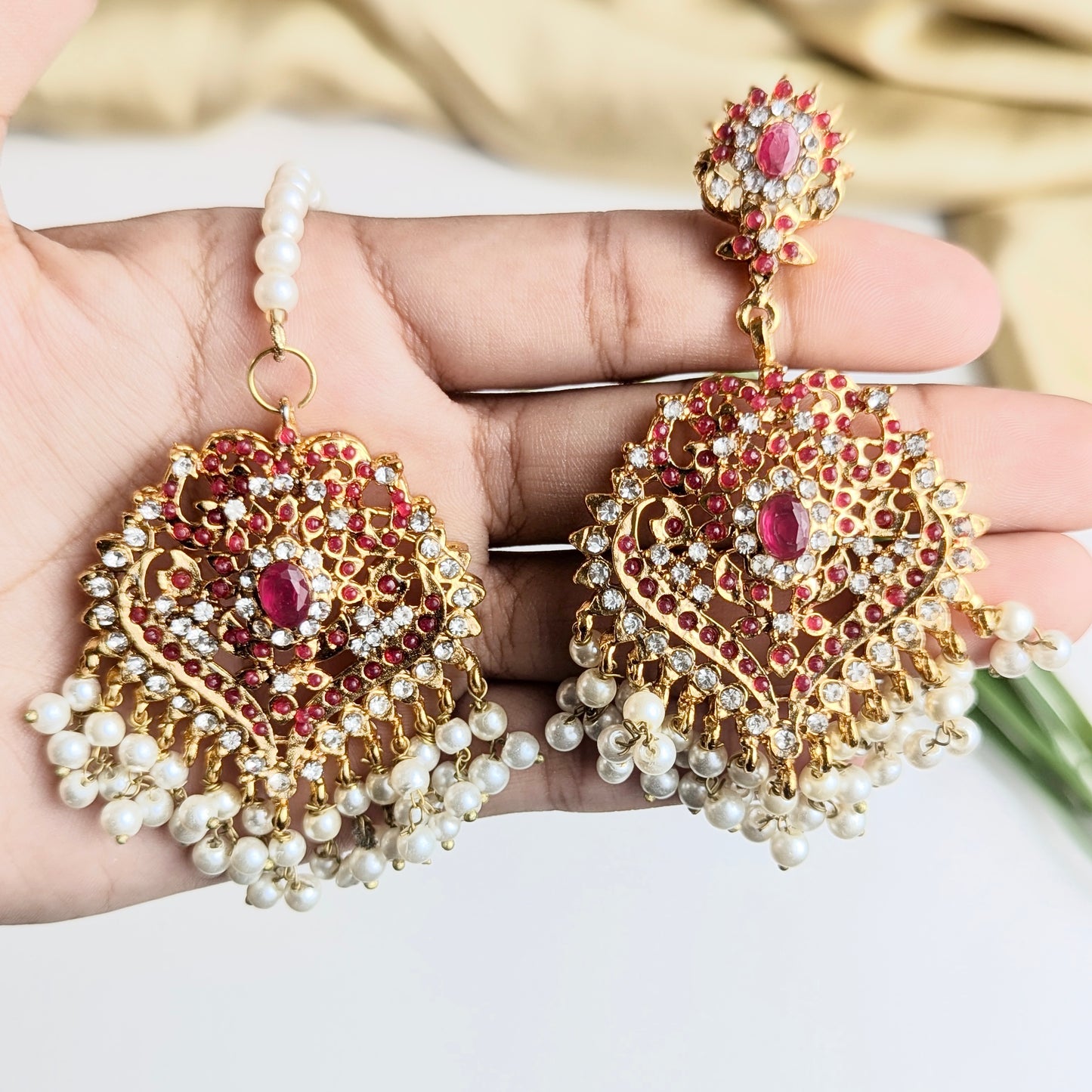 Ruby Pearl Naurattan Set