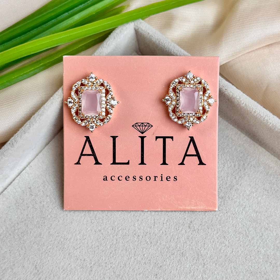 Ruya Studs (Peach)