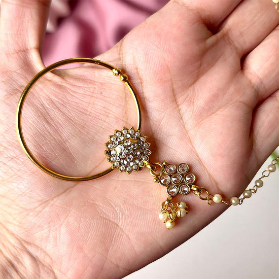 Sunehri Nose Ring (Champagne)