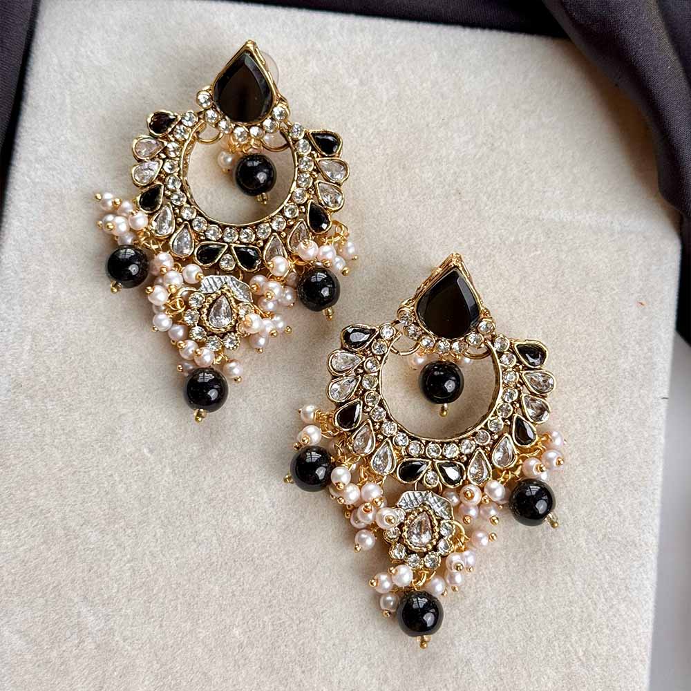 Saadiya Earrings (Black)