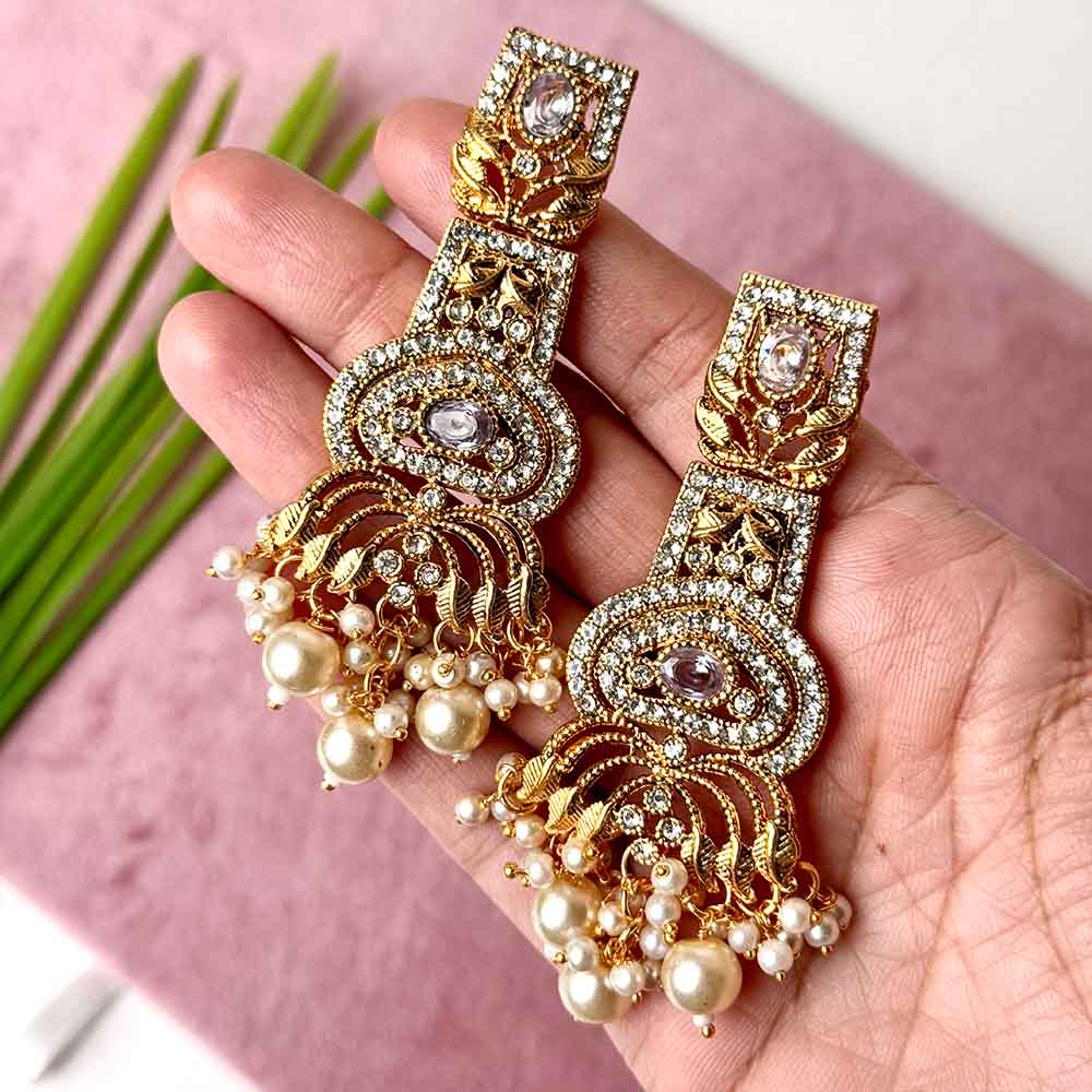 Saloni Earrings (White)