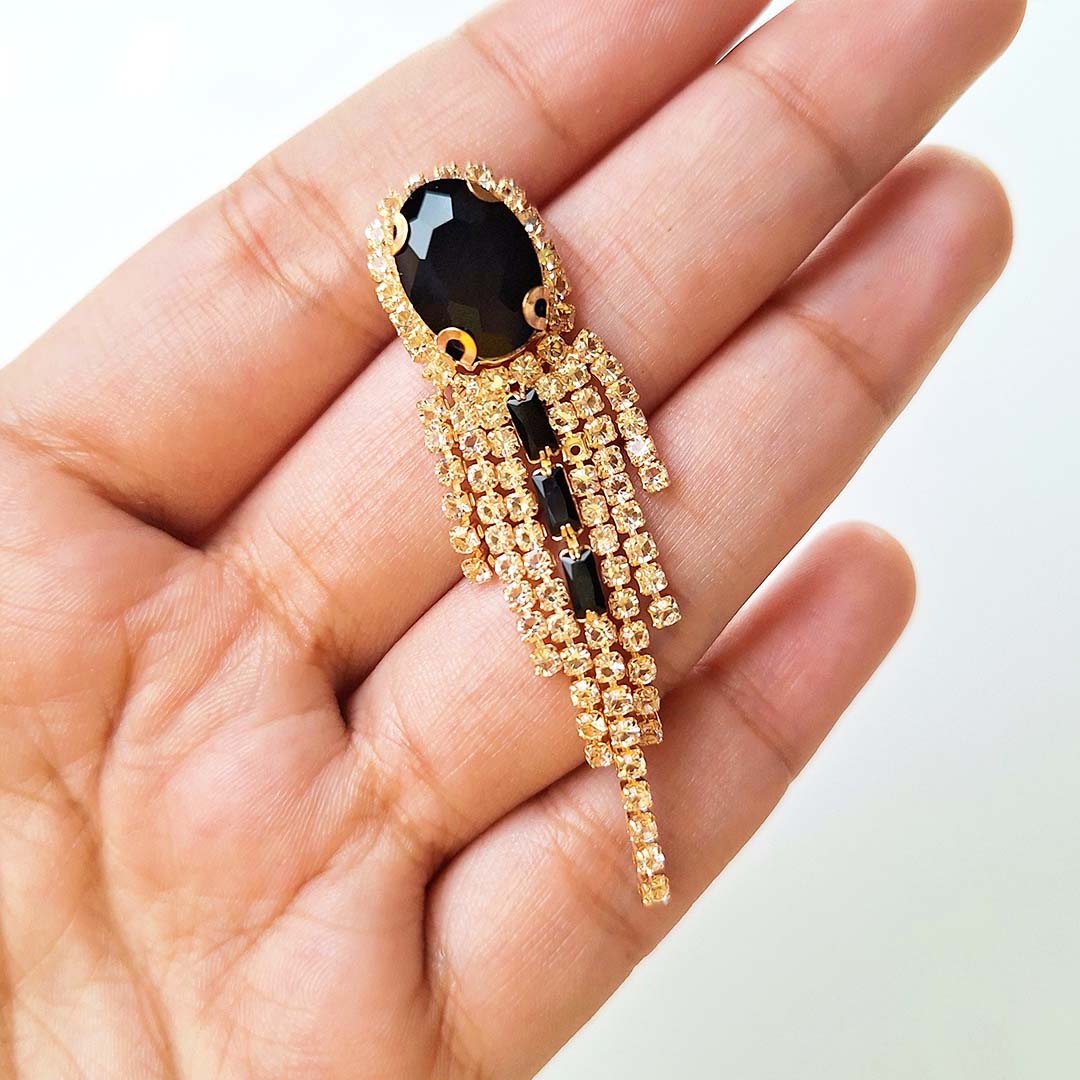 Serena Earrings (Black)