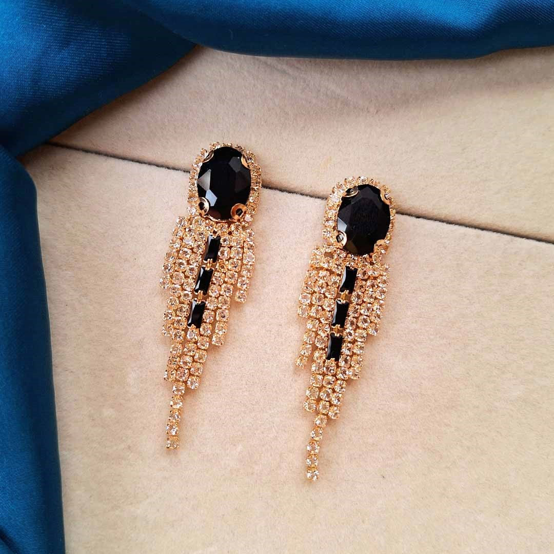 Serena Earrings (Black)