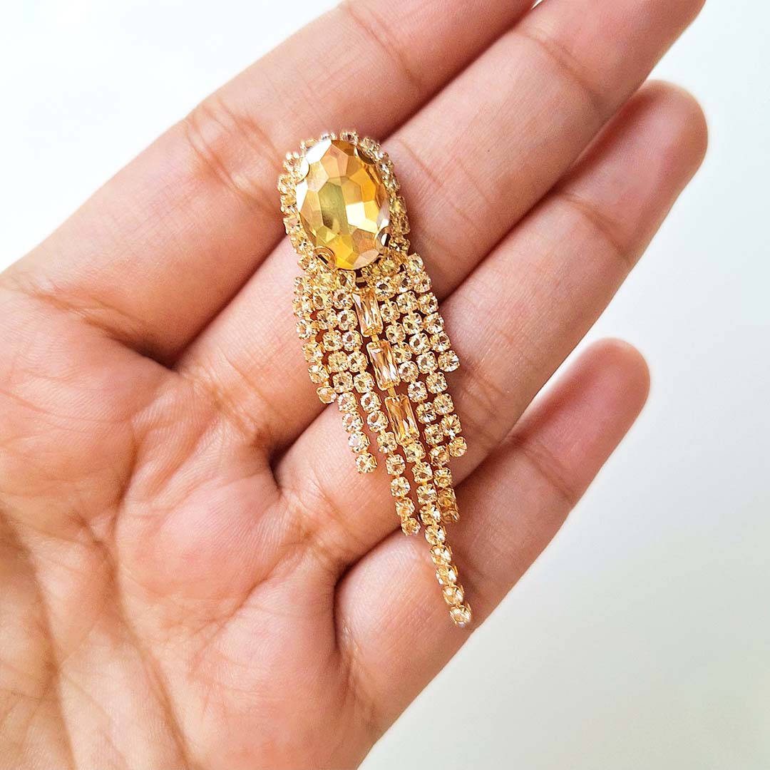 Serena Earrings (Champagne)