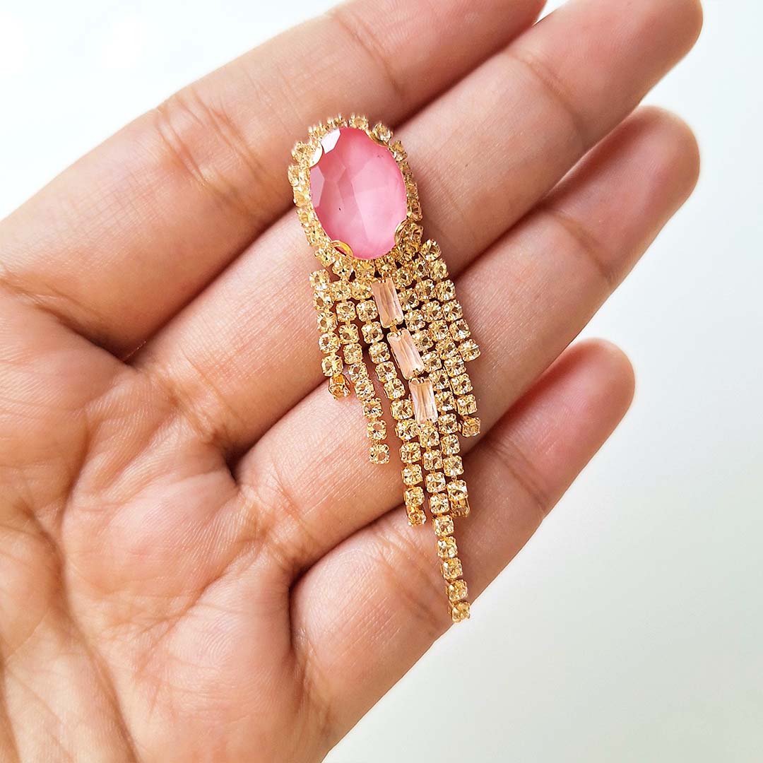 Serena Earrings (Pink)
