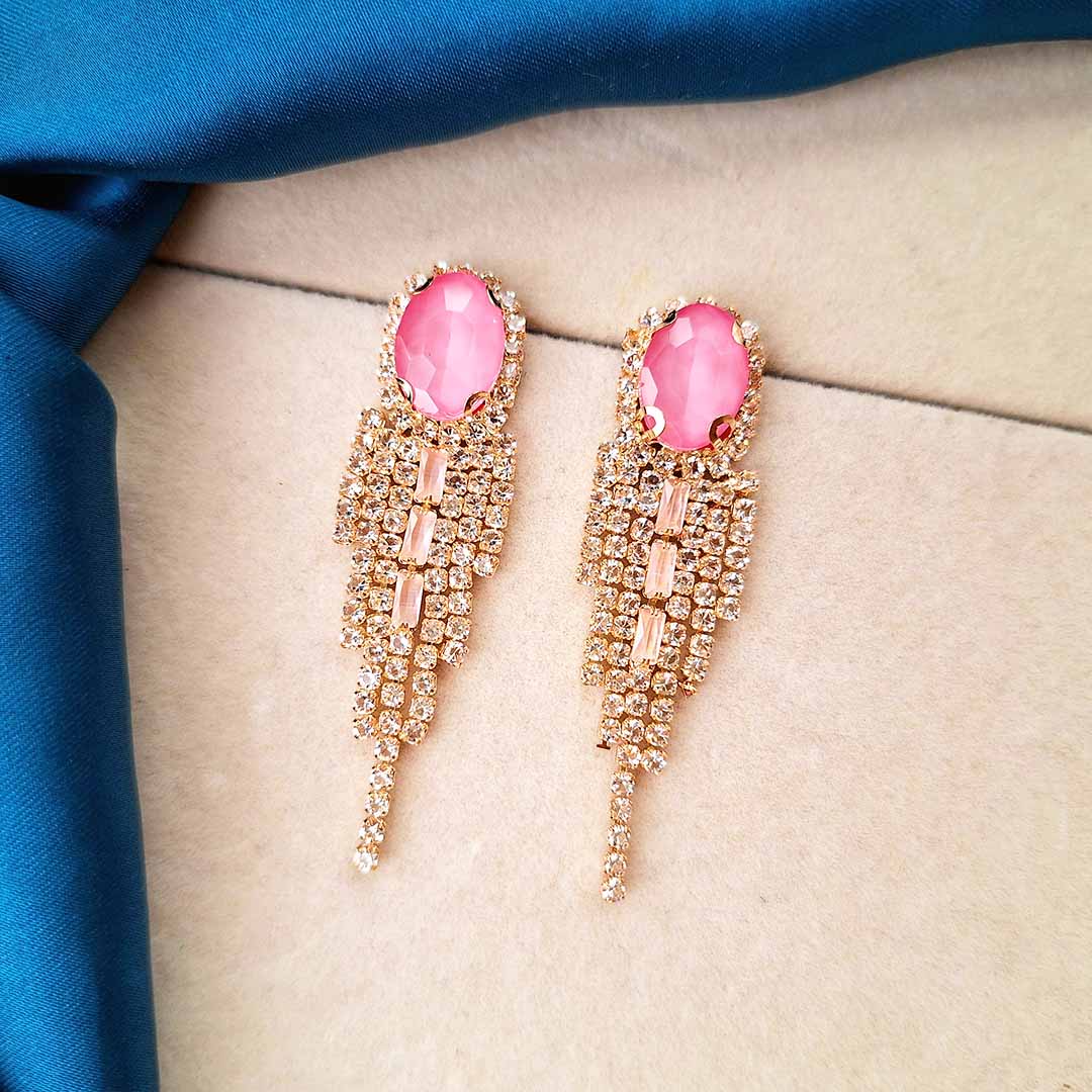 Serena Earrings (Pink)