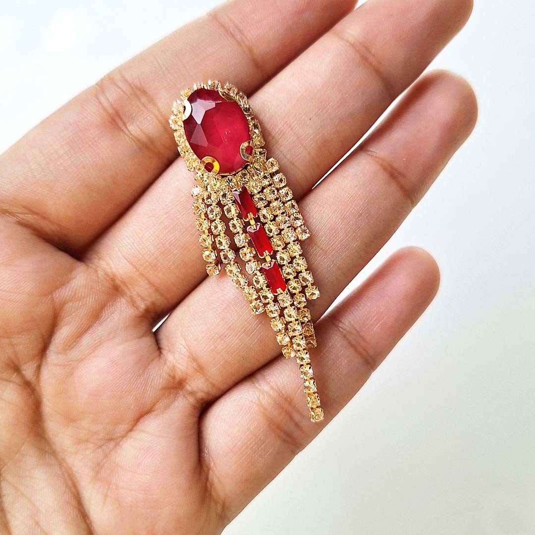 Serena Earrings (Red)