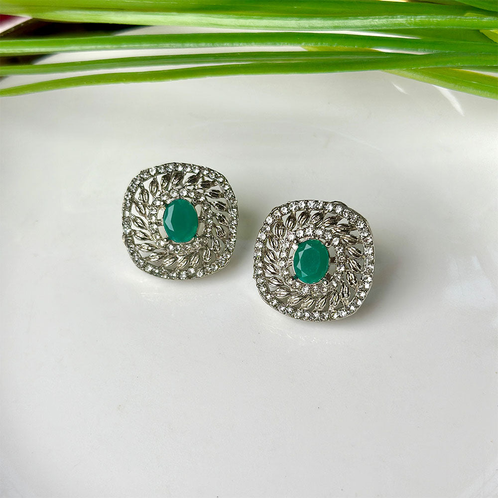 Sidra Earrings (Green)