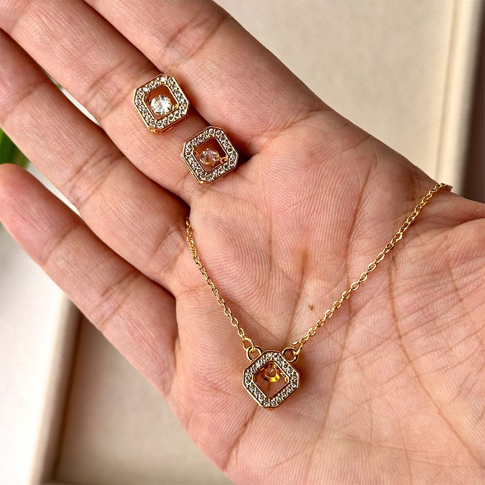 Square Pendant Set