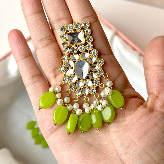 Taabya Earrings (Bright Green)