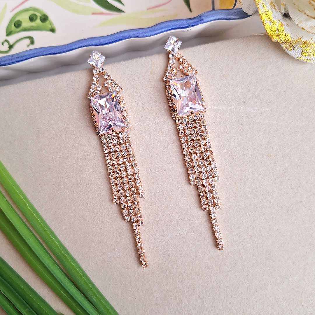 Velina Earrings (Crystal)