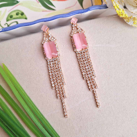 Velina Earrings (Baby Pink)