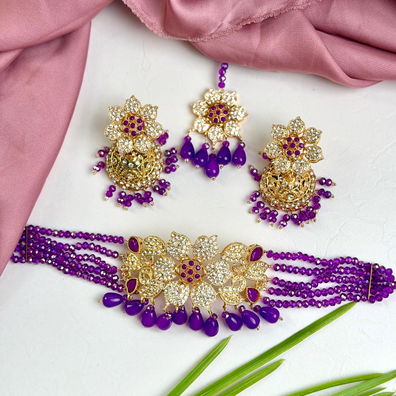 Monaal set (Purple)