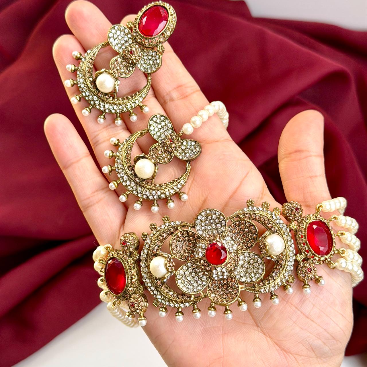 Jaisha set (Maroon)
