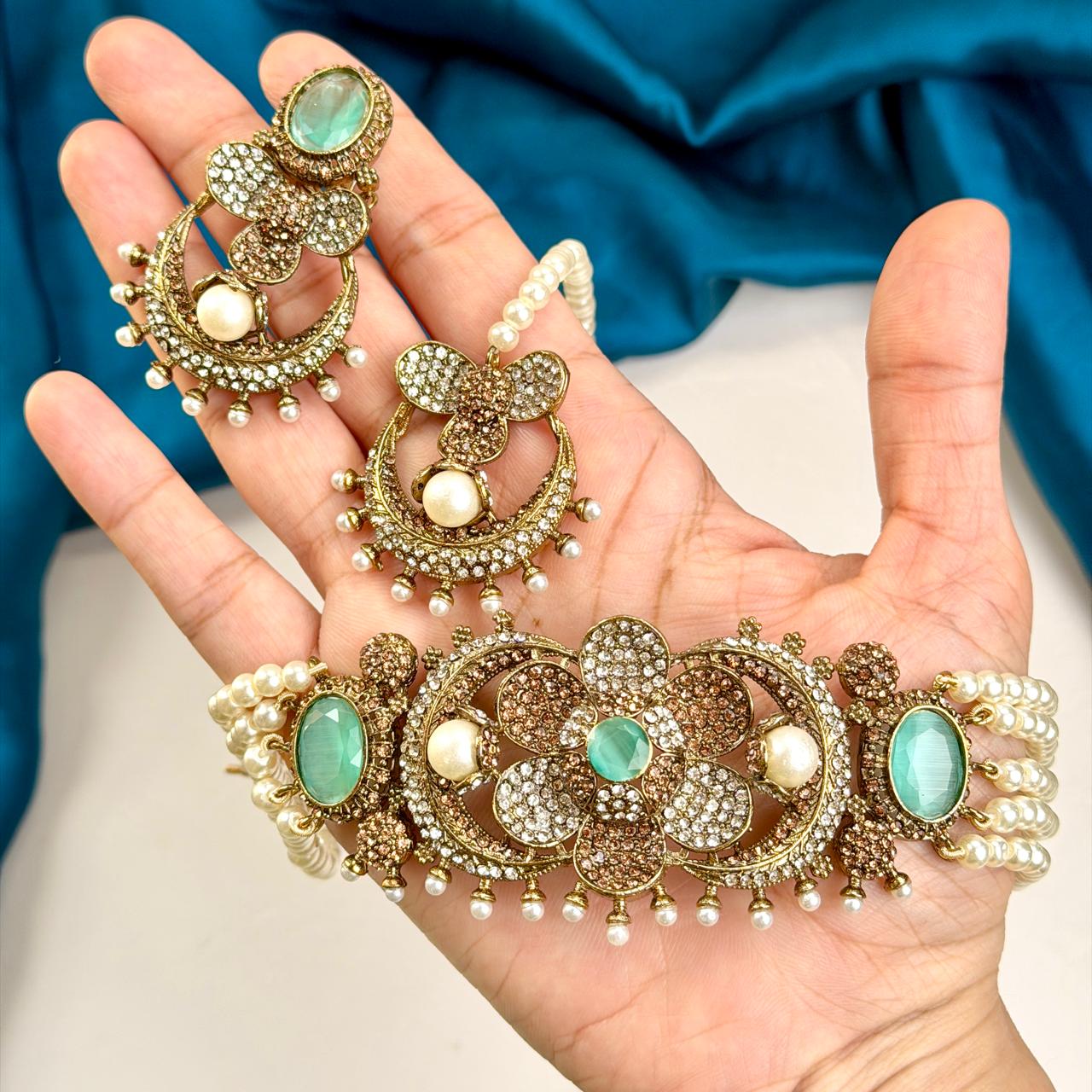 Jaisha set (Turquoise)