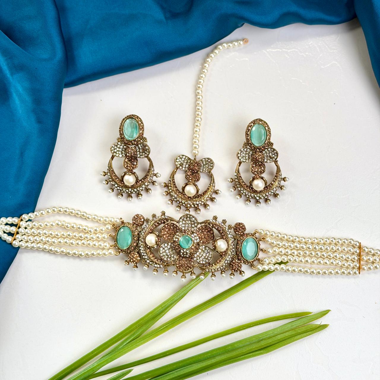 Jaisha set (Turquoise)