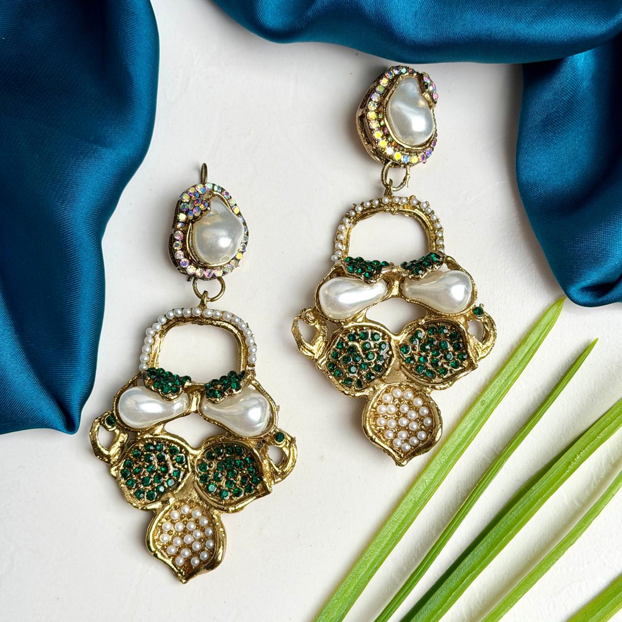 Dina earrings(Green)