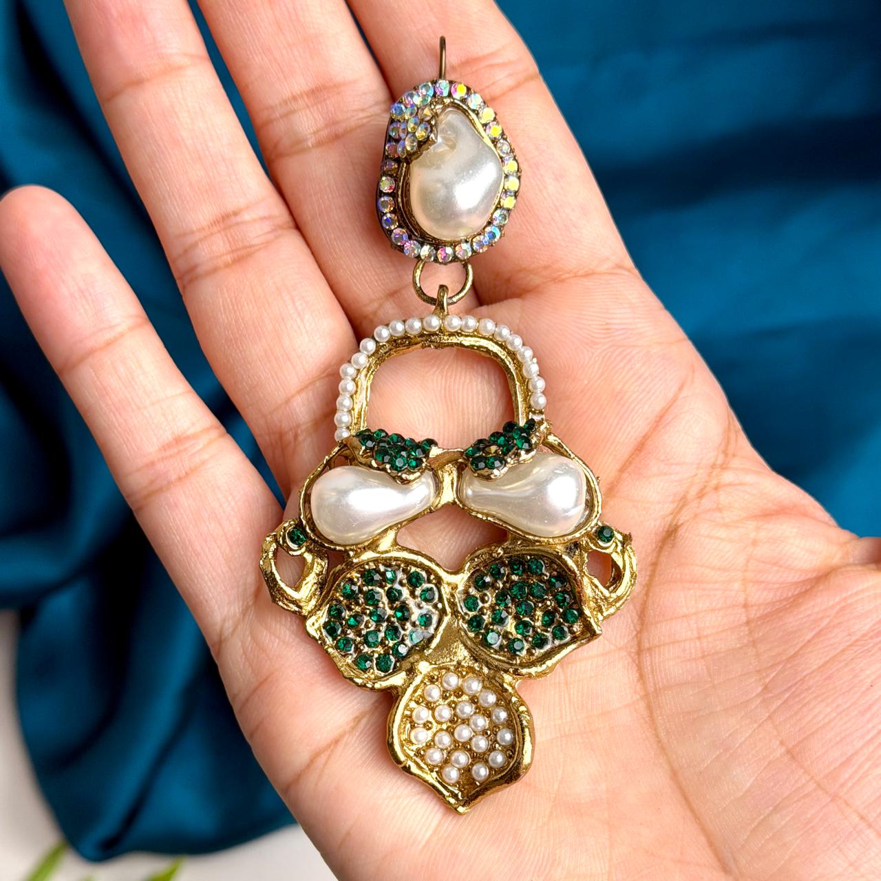 Dina earrings(Green)