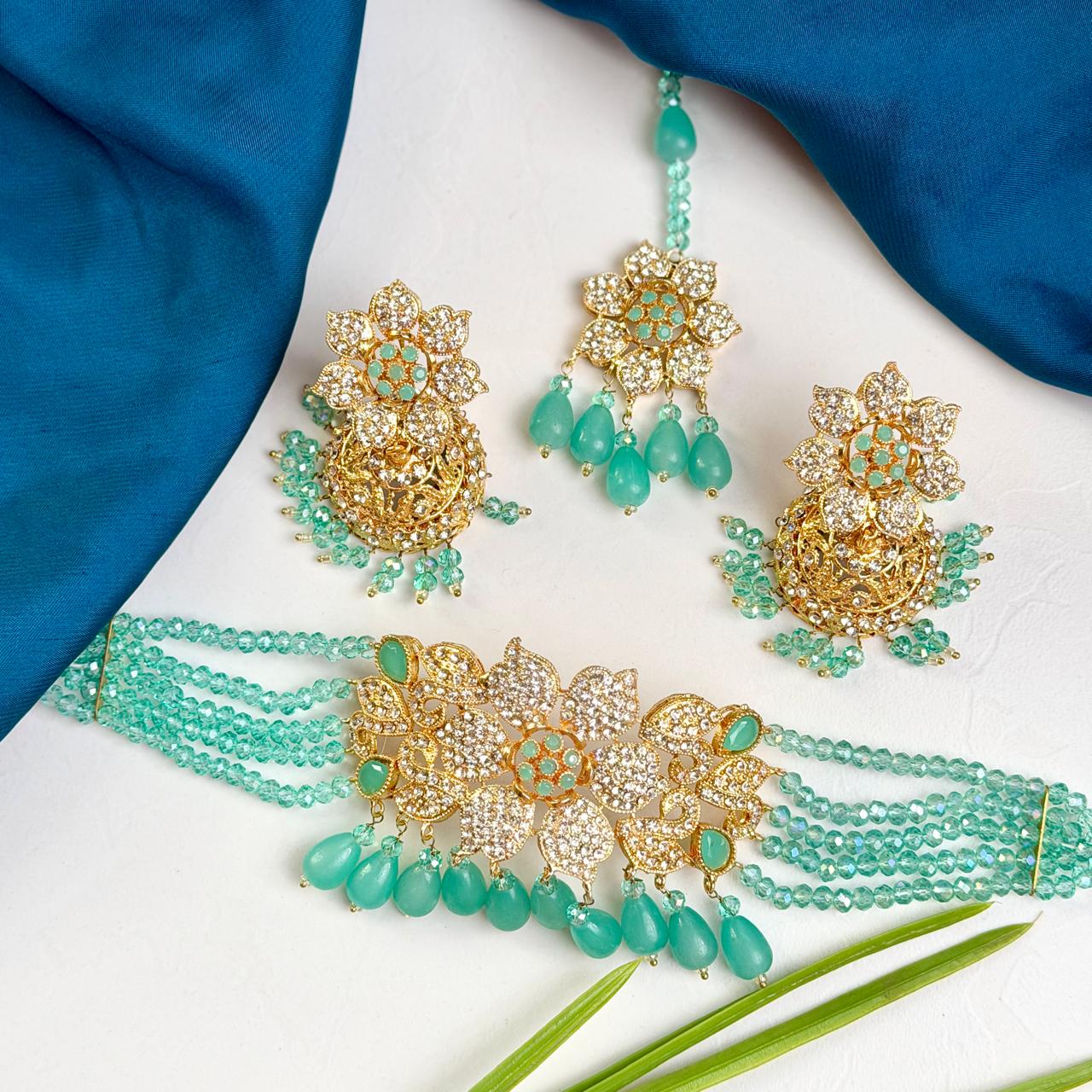 Monaal set (turquoise)