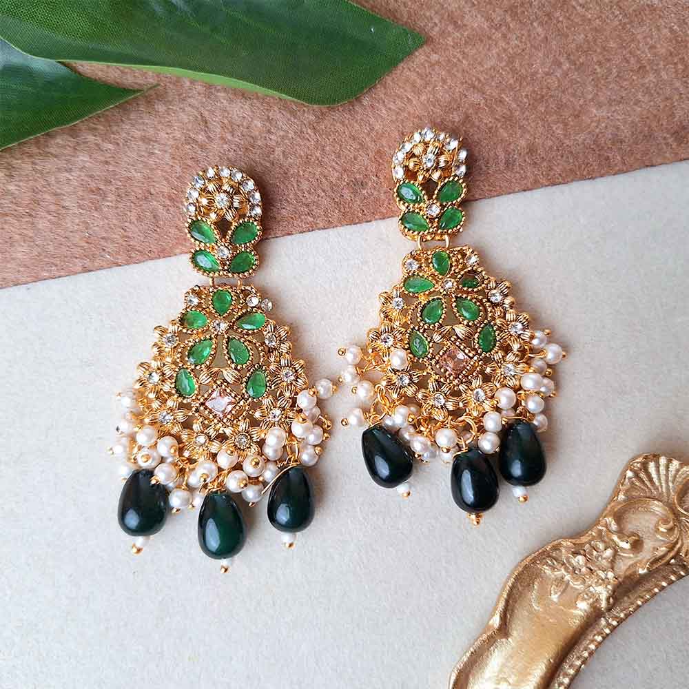 Zarmin Earrings (Green)