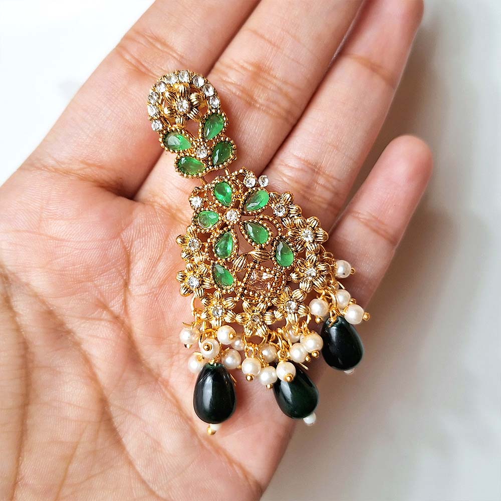 Zarmin Earrings (Green)