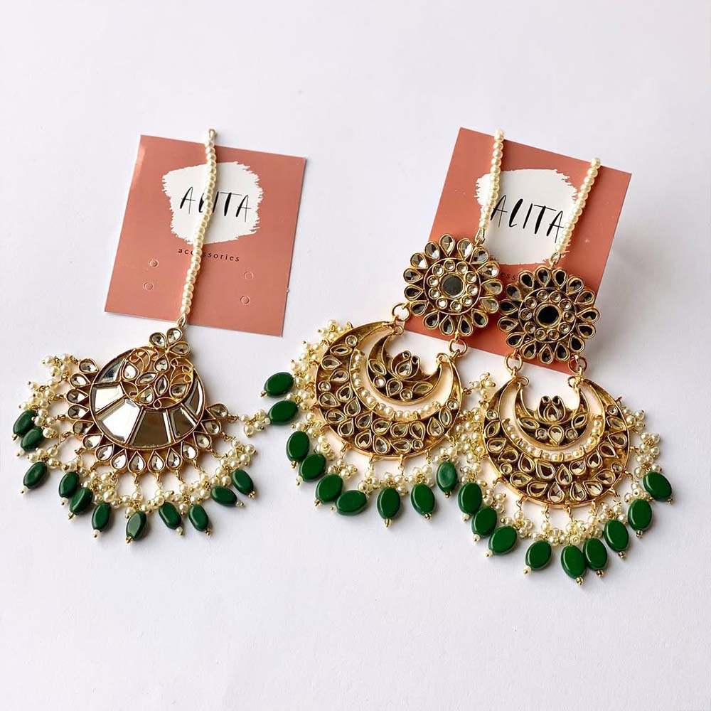 Aaniya Collar Set (Green)