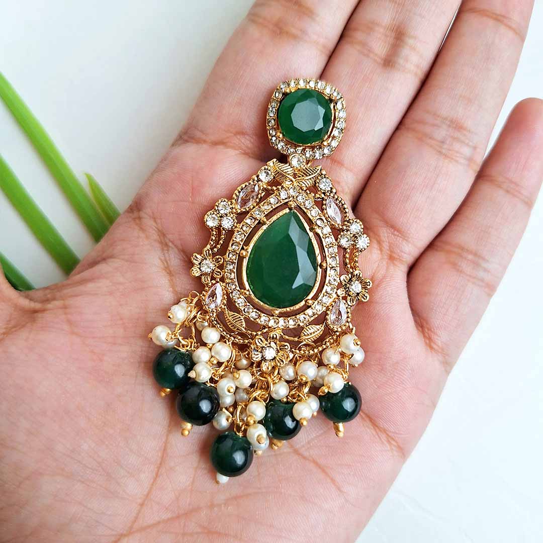 Ayzel Earrings (Green)