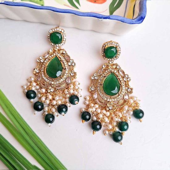 Ayzel Earrings (Green)