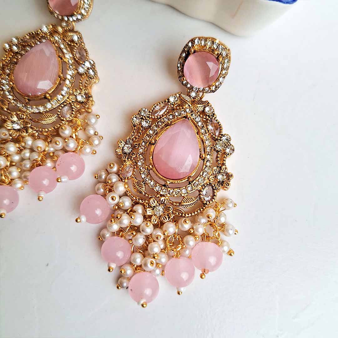 Ayzel Earrings (Baby Pink)
