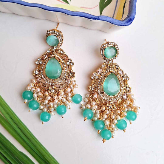 Ayzel Earrings (Turquoise)