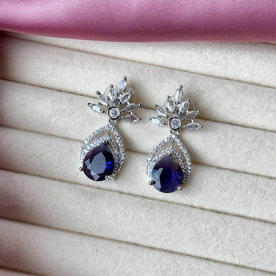 Benita Earrings (Deep Purple)