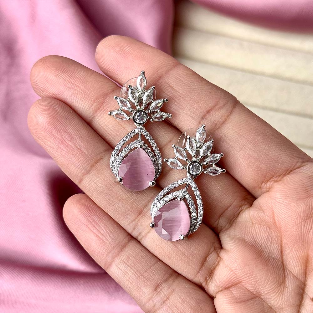 Benita Earrings (Baby Pink)