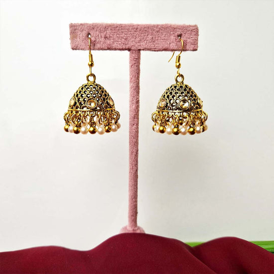 Ethnic Golden Jhumkay
