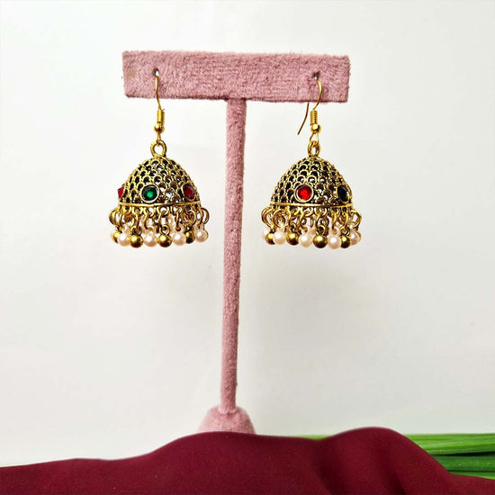 Ethnic Golden Jhumkay