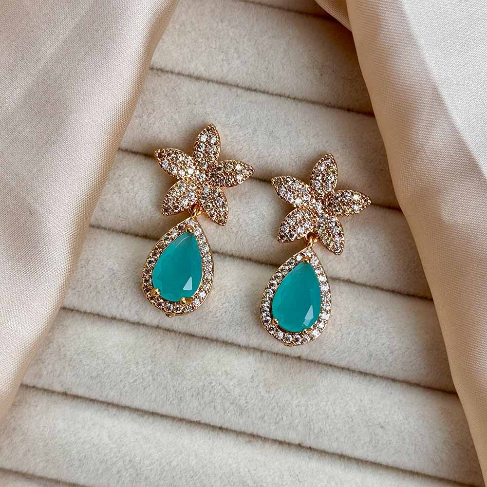 Floria Earrings (Turquoise)