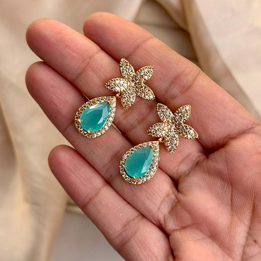 Floria Earrings (Turquoise)