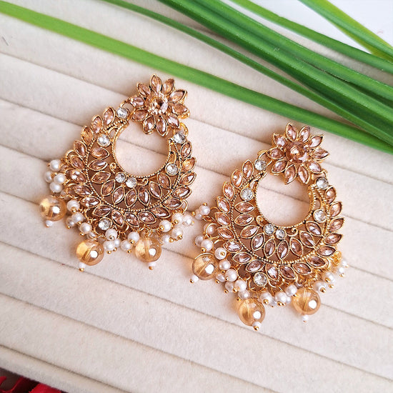 Gulrosh Earrings (Champagne)