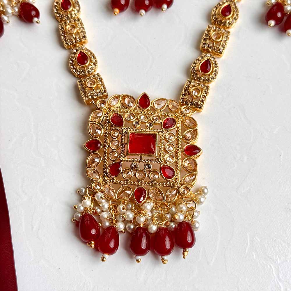 Hamda Maala Set (Maroon)