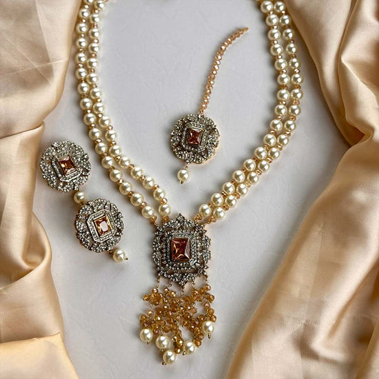 Hareem Maala Set (Champagne)